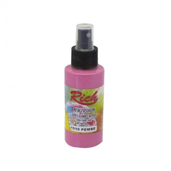 Rich New Fashion Sprey Kumaş Boyası 100 cc. 1510 PEMBE