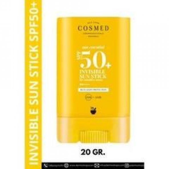 Cosmed Sun Essential Invisible Sun Stick SPF50 20 gr