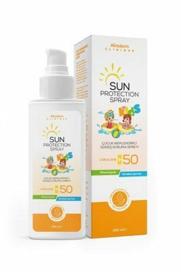 Miraderm Clinique Sun Protection Sprey Çocuk Nemlendirici Krem 100 ml
