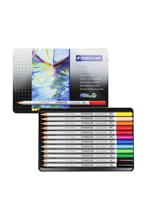 Staedtler Karat Aquarell Boya Kalemi 12 Renk - 2