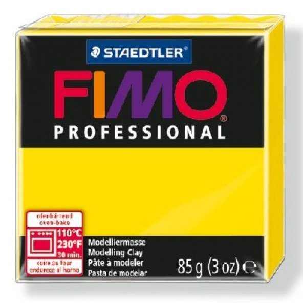 Staedtler Fimo Professional Polimer Kil 85 gr. 100 Saf Sarı