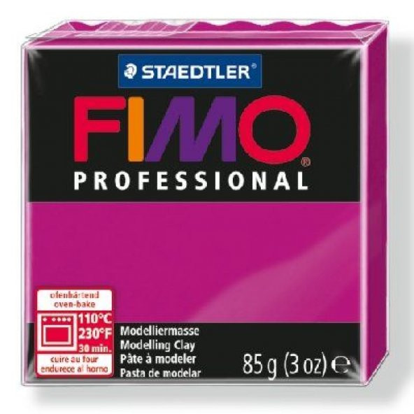 Staedtler Fimo Professional Polimer Kil 85 gr. 210 Saf Macenta