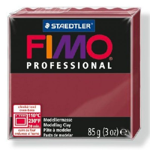 Staedtler Fimo Professional Polimer Kil 85 gr. 23 Bordo