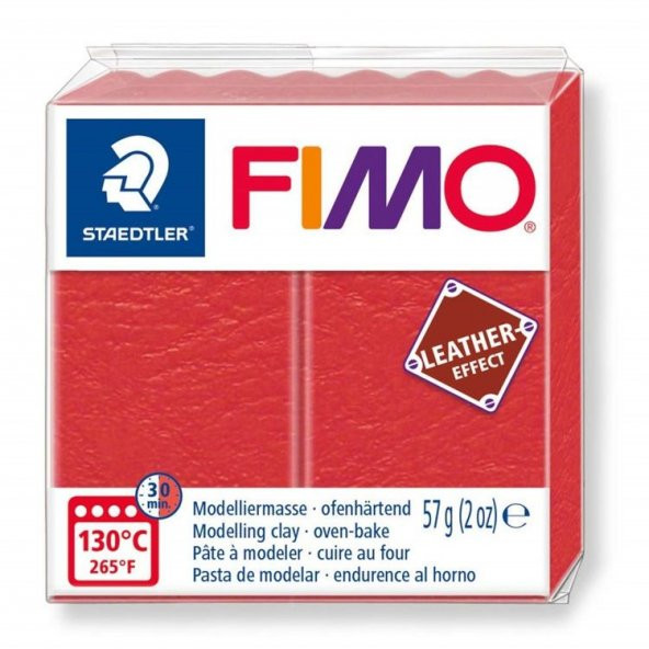 Staedtler Fimo Leather (Deri) Effect Polimer Kil 57 gr 249 Karpuz