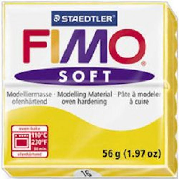Staedtler Fimo Soft Polimer Kil 57 gr 16 Sun Flower ürün görseli 1