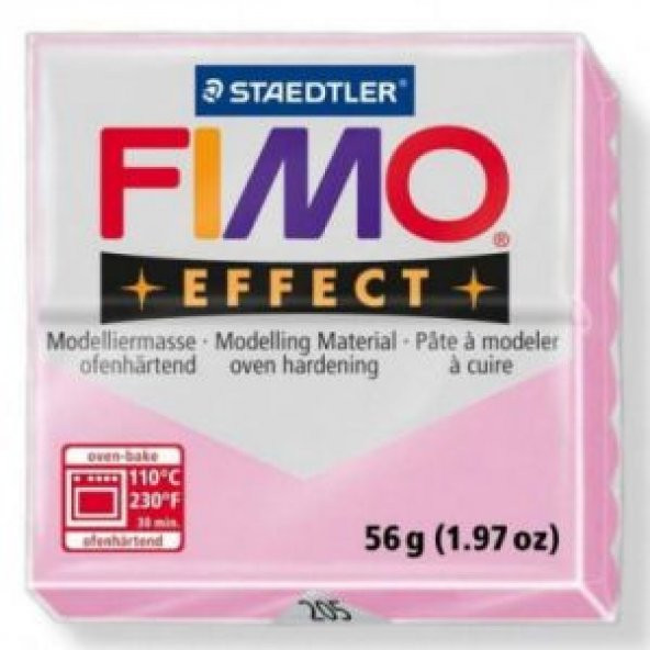 Staedtler Fimo Effect Polimer Kil 57 gr 205 Rose (Pastel)