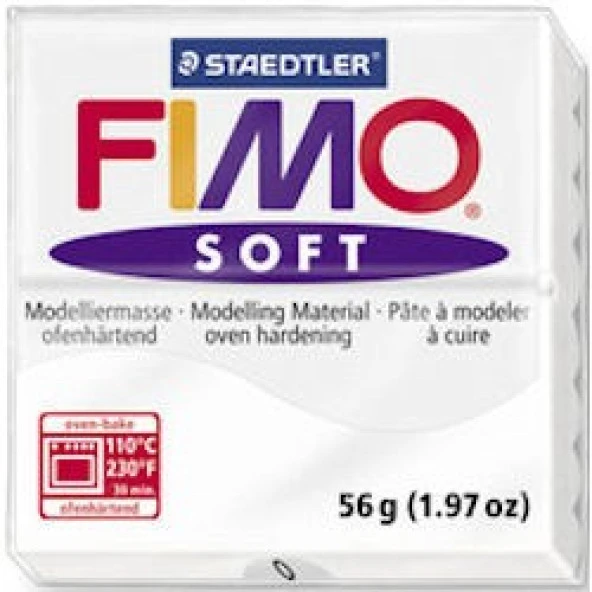 Staedtler Fimo Soft Polimer Kil 57 gr 0 White