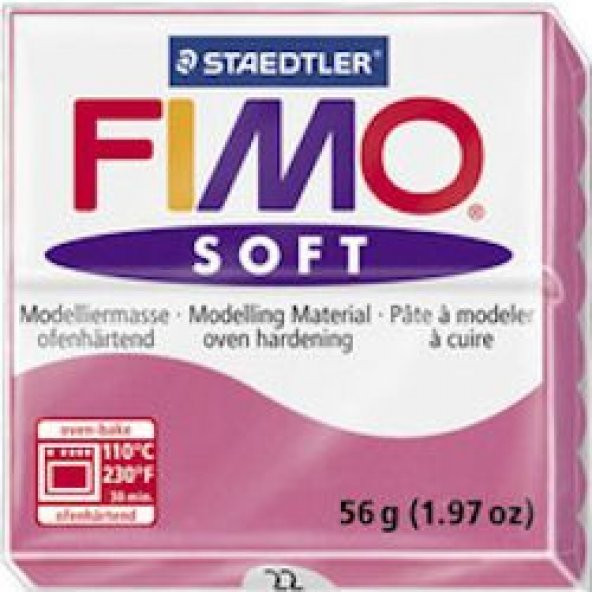 Staedtler Fimo Soft Polimer Kil 57 gr 22 Raspberry
