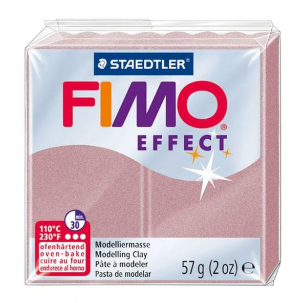 Staedtler Fimo Effect Polimer Kil 57 gr 207 Rose Altın
