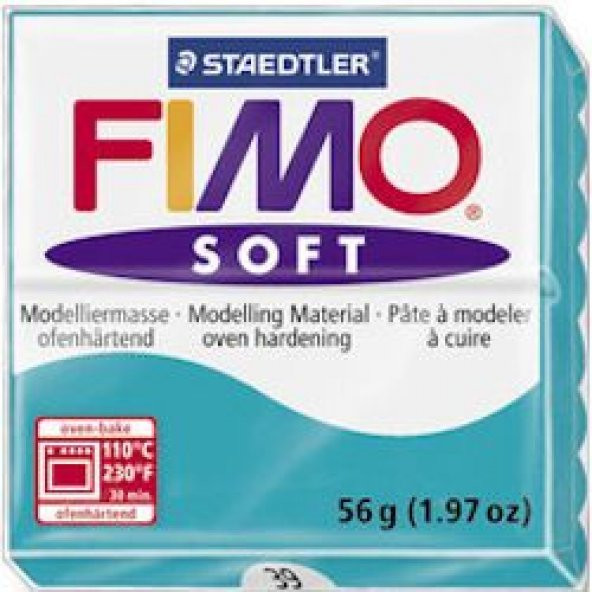 Staedtler Fimo Soft Polimer Kil 57 gr 39 Peppermint