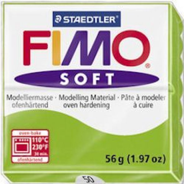Staedtler Fimo Soft Polimer Kil 57 gr 50 Apple Green