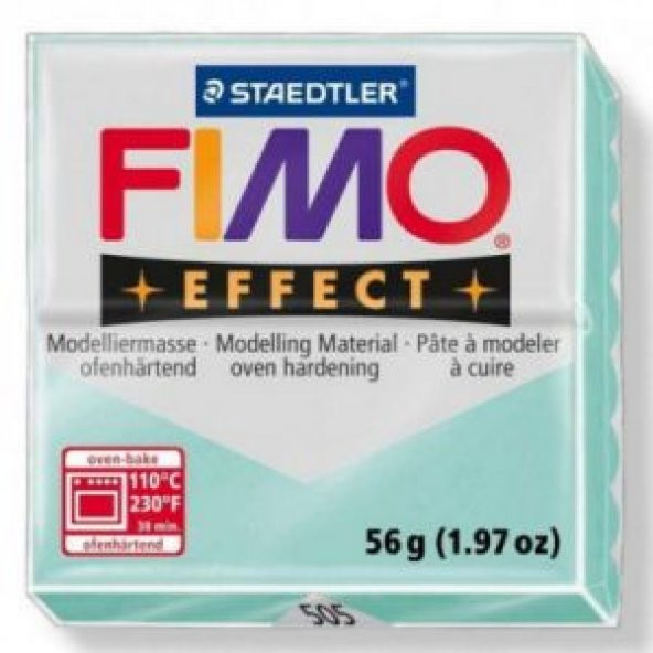 Staedtler Fimo Effect Polimer Kil 57 gr 505 Mint (Pastel)