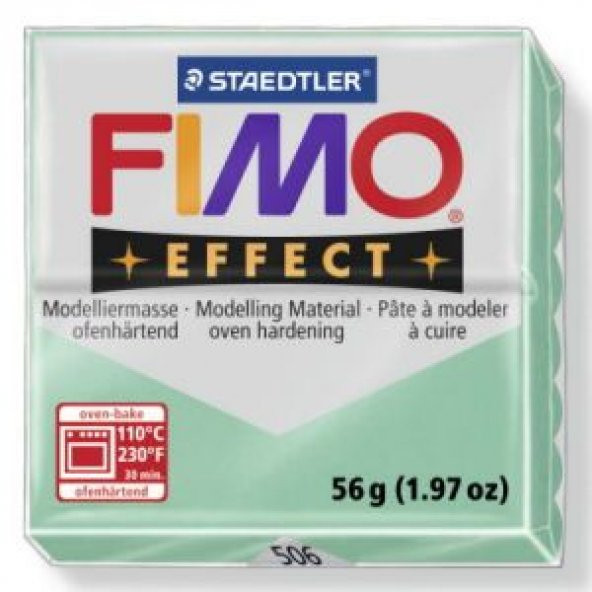 Staedtler Fimo Effect Polimer Kil 57 gr 506 Jade (Mücevher Renkleri)