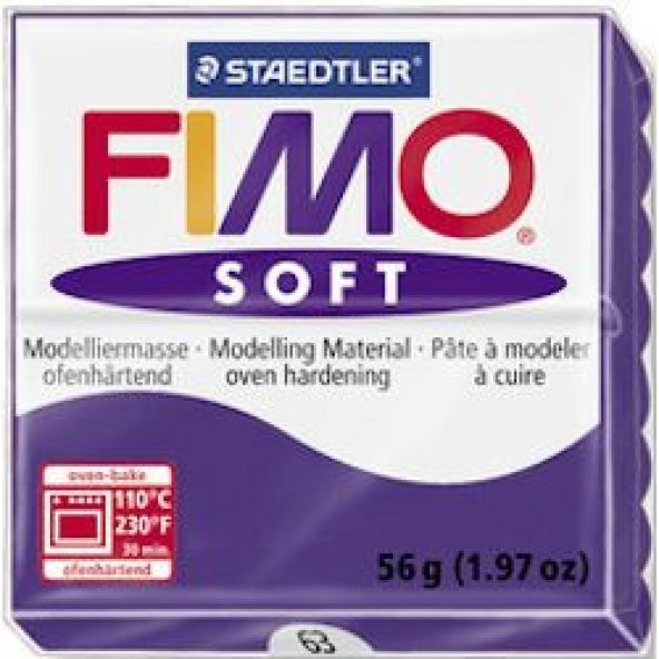 Staedtler Fimo Soft Polimer Kil 57 gr 63 Plum ürün görseli 1