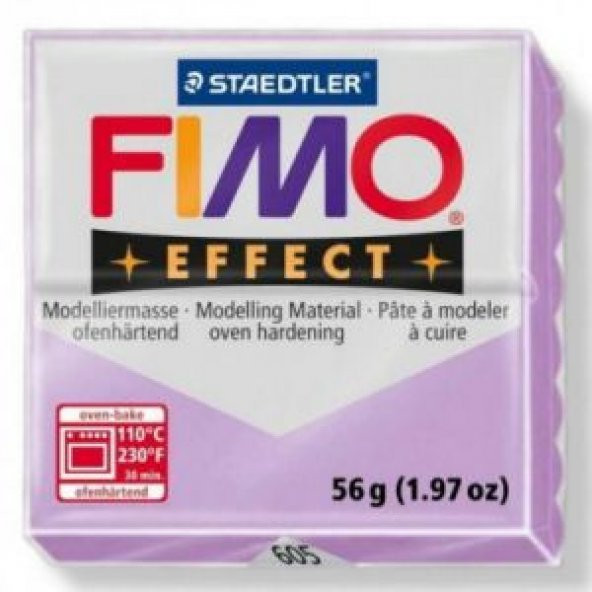 Staedtler Fimo Effect Polimer Kil 57 gr 605 Lilac (Pastel)