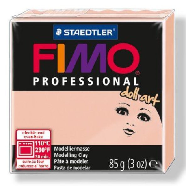Staedtler Fimo Professional Doll Art Polimer Kil 85 gr. 432 Gül