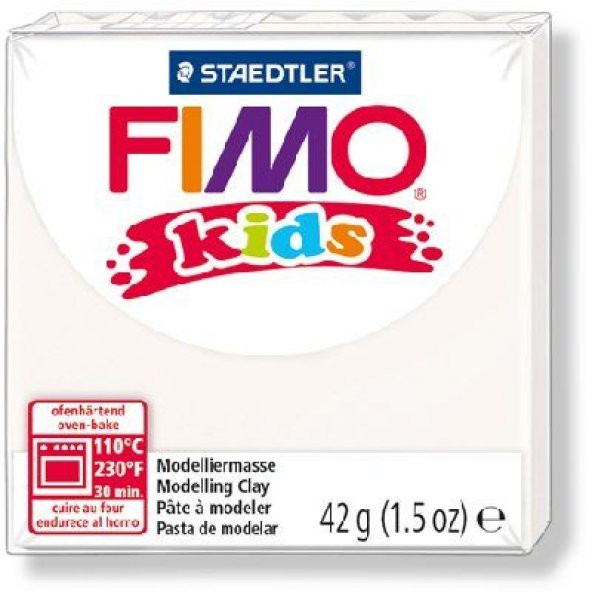 Staedtler Fimo Kids Yumuşak Polimer Kil 42 gr 0 White