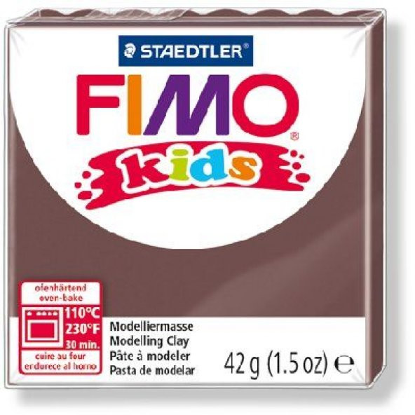 Staedtler Fimo Kids Yumuşak Polimer Kil 42 gr 7 Brown ürün görseli 1