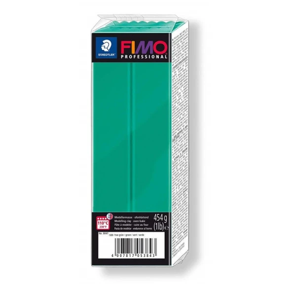 Staedtler Fimo Professional Polimer Kil 454 gr. 500 Doğal Yeşil ürün görseli 1