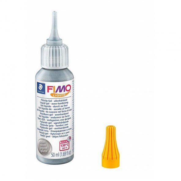 Staedtler Fimo Liquid Deco Gel Gümüş 50 ml. ürün görseli 1