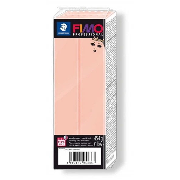 Staedtler Fimo Professional Doll Art Polimer Kil 454 gr. 432 Rose