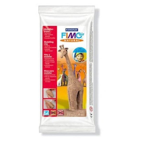 Staedtler Fimo Air Natural Ahşap Kokulu Modelleme Kili 350 gr. KUM