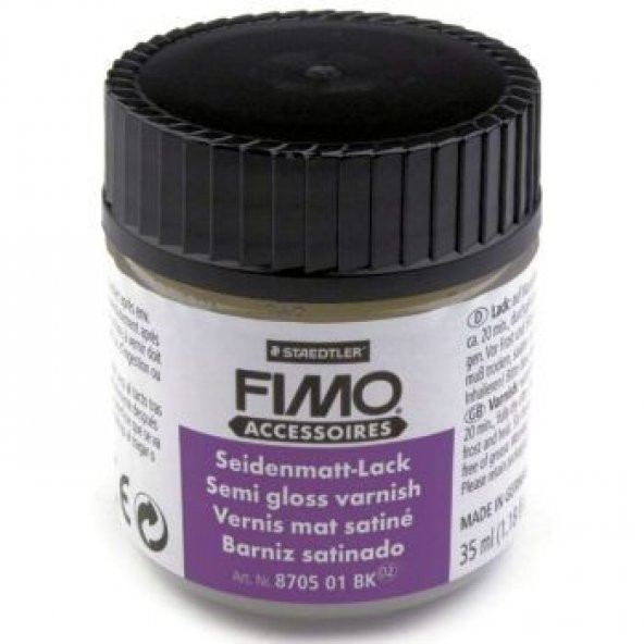 Staedtler Fimo Semi-Gloss Varnish Su Bazlı Yarı Mat Vernik