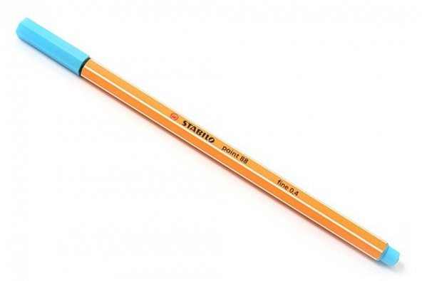 Stabilo Point 88 İnce Uçlu Kalem 0.4 mm Uçuk Mavi