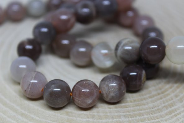 Güneş Taşı Royal Koyu Alacalı Renkler YARIM Dizi 10mm (18cm uzunluğundadır) ürün görseli