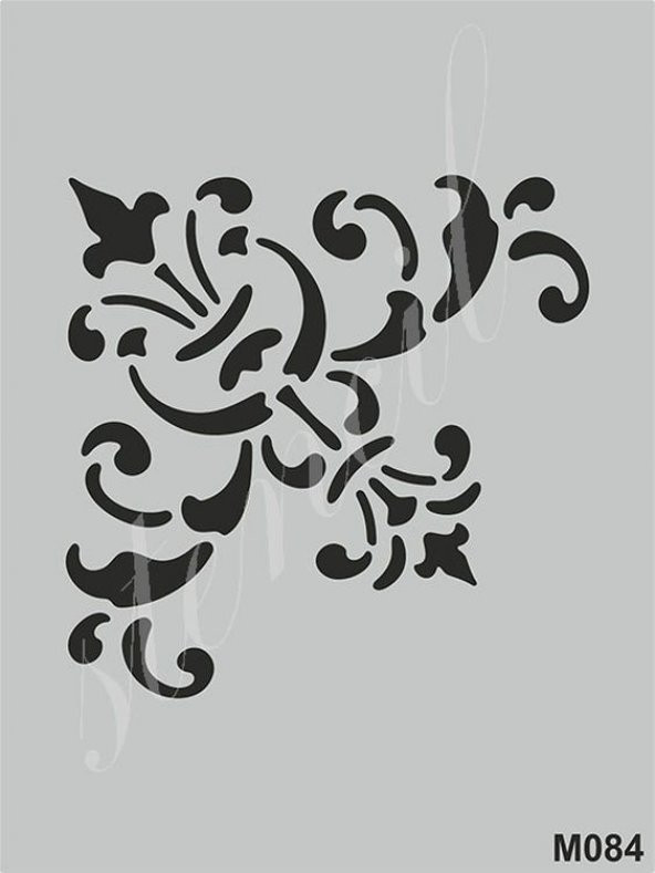 Stencil Boyama Şablonu 15x20 cm. M084 ürün görseli 1