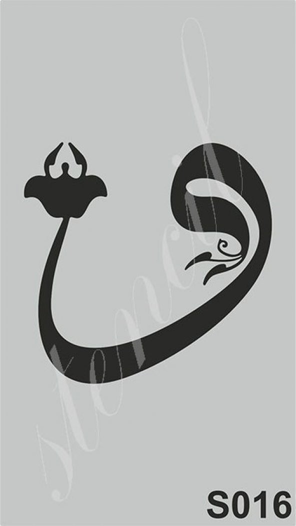 Stencil Boyama Şablonu 9x16 cm. S016 ürün görseli