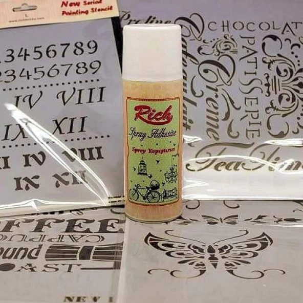 Rich Sprey Stencil Yapıştırıcısı 150 cc.