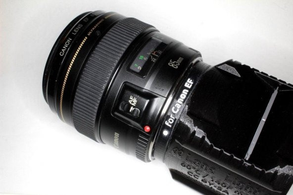 Guerillabeam Projektörleri İçin Canon Ef Lens Adaptörü Plastik Aparat - 1