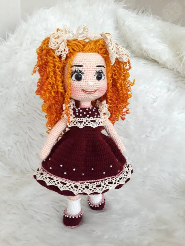 Sofia Bebek Amigurumi Organik Oyuncak - 4