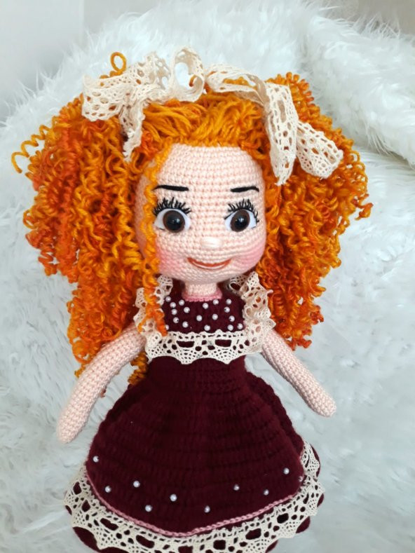 Sofia Bebek Amigurumi Organik Oyuncak - 6
