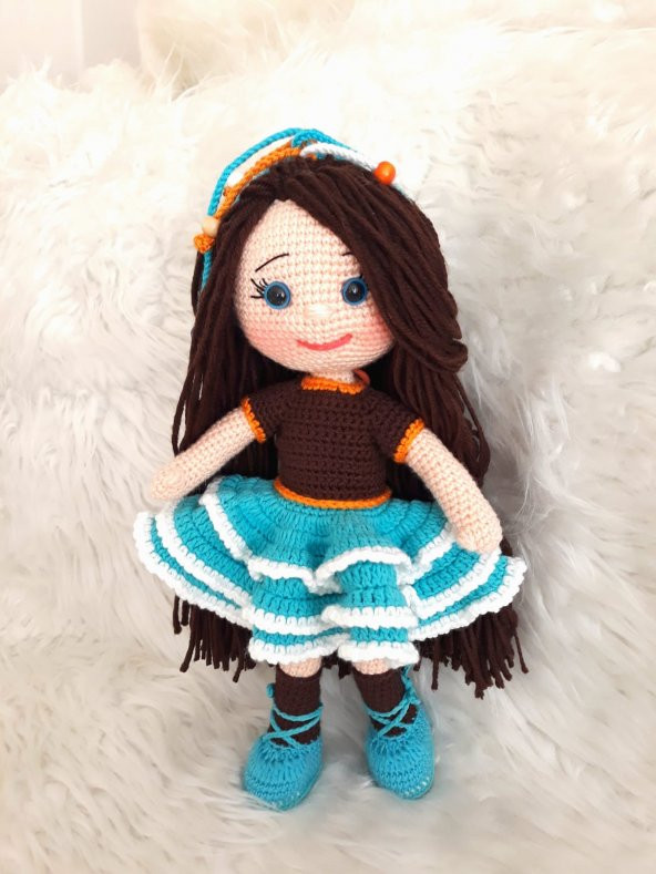 Mavilim Bebek Amigurumi Organik Oyuncak