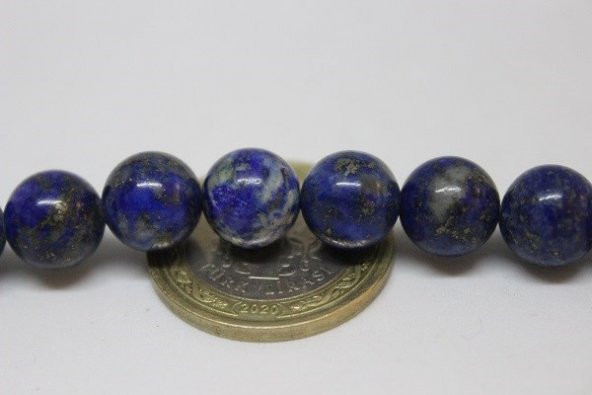 Lapis Taşı YARIM Dizi 10mm (18cm uzunluğundadır) - Resim 4