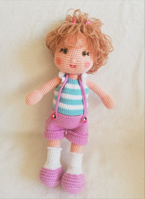 Rüzgar ve Rüzgar Gülü Bebek Amigurumi Organik Oyuncak - 3