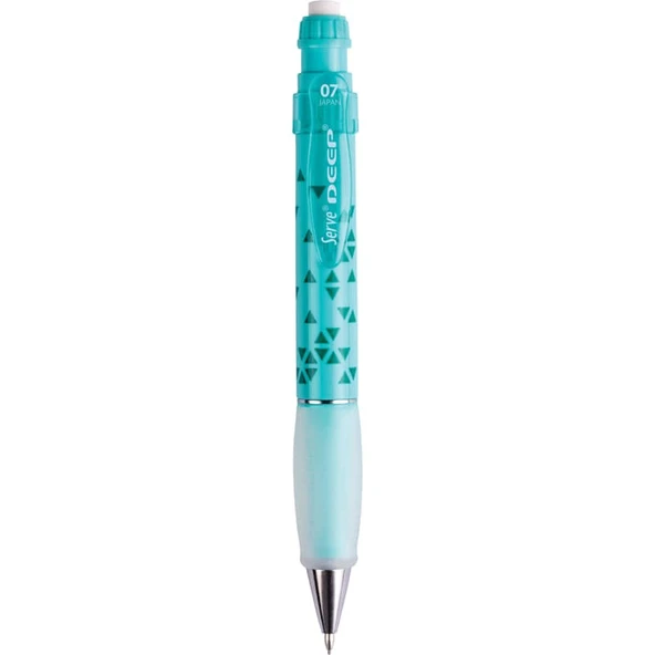Serve Deep 0.7 mm Mekanik Kurşun Kalem Üçgen Desenli NANE YEŞİLİ