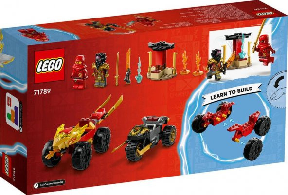 LEGO Ninjago 71789 Kai and Rass Car and Bike Battle - 2