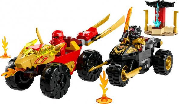 LEGO Ninjago 71789 Kai and Rass Car and Bike Battle - 3