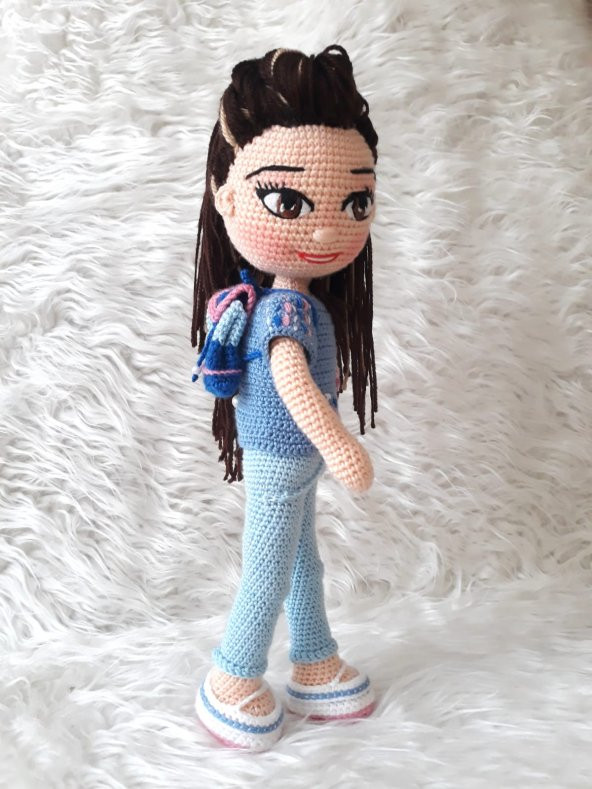 Azra Bebek Amigurumi Organik Oyuncak - 3
