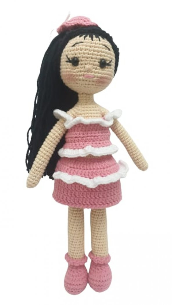 Gül Lokumu Bebek Amigurumi Organik Oyuncak ürün görseli 1