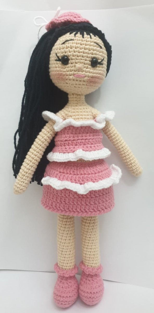 Gül Lokumu Bebek Amigurumi Organik Oyuncak - Resim 2