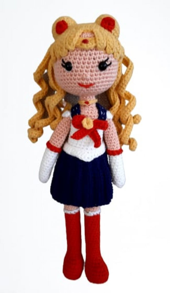 Anime Bebek Amigurumi Organik Oyuncak