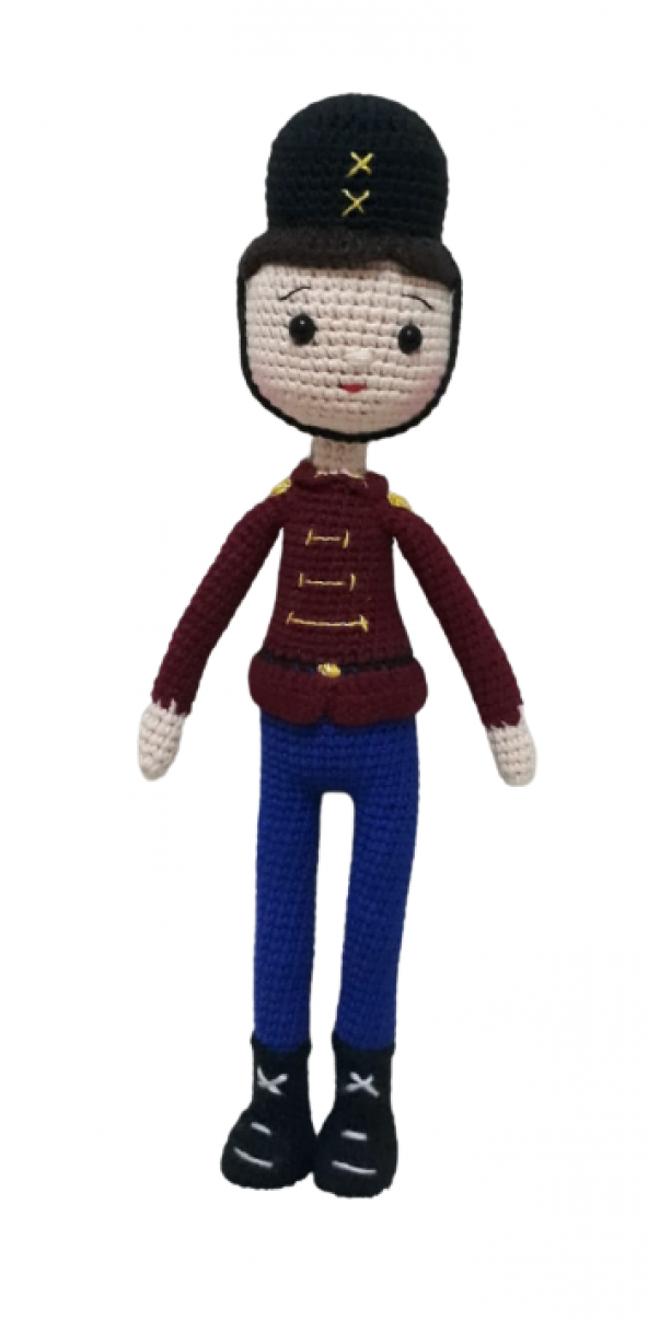 Kurşun Asker Bebek Amigurumi Organik Oyuncak