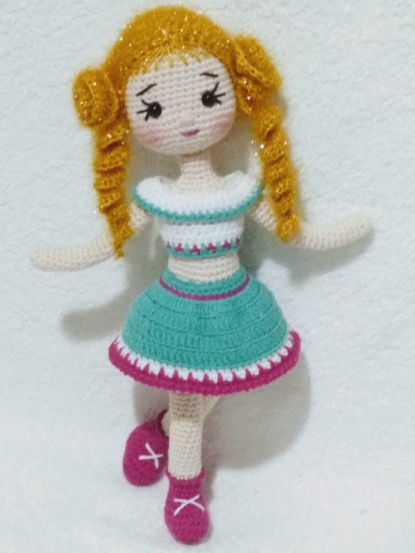 Fıstıklı Kadayıf Bebek Amigurumi Organik Oyuncak - 1