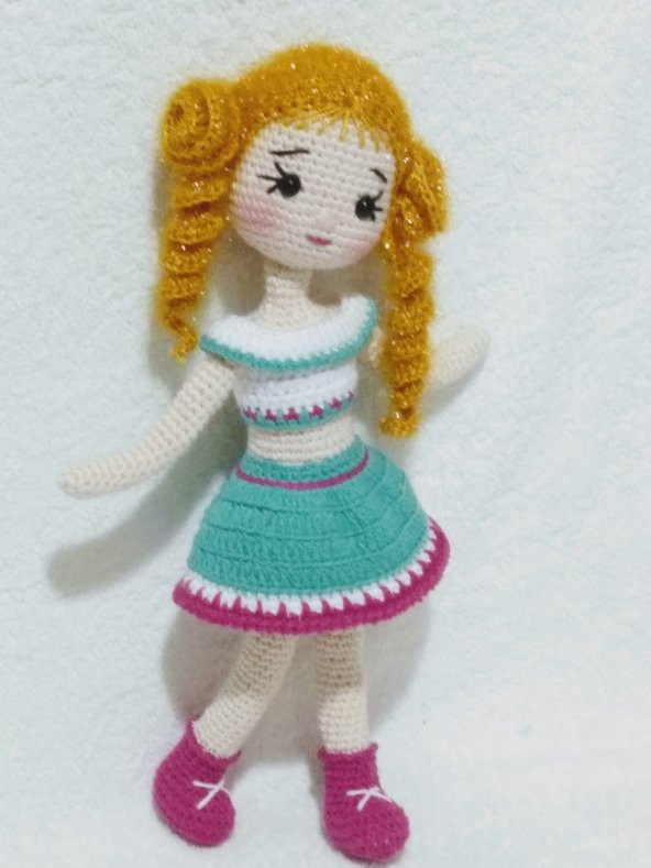 Fıstıklı Kadayıf Bebek Amigurumi Organik Oyuncak - 2