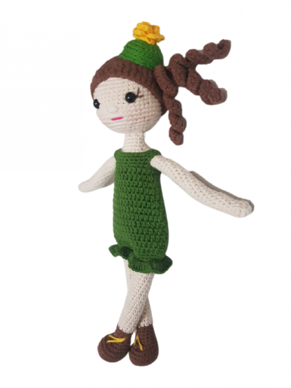 Kaktüs Bebek Amigurumi Organik Oyuncak ürün görseli 1