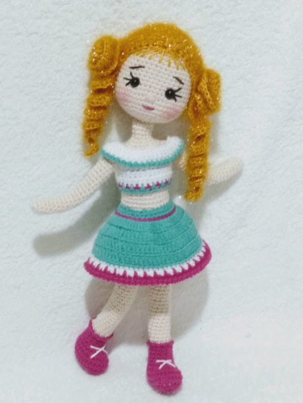 Fıstıklı Kadayıf Bebek Amigurumi Organik Oyuncak - 3